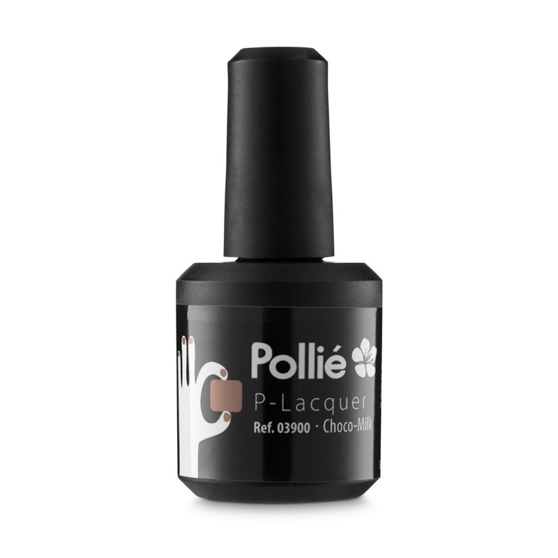 - POLLIE - Esmalte semi-permanente P-Laquer Milk Chocolate 15 ml - POLLIE - Esmalte semi-permanente P-Laquer Milk Chocolate 15 ml