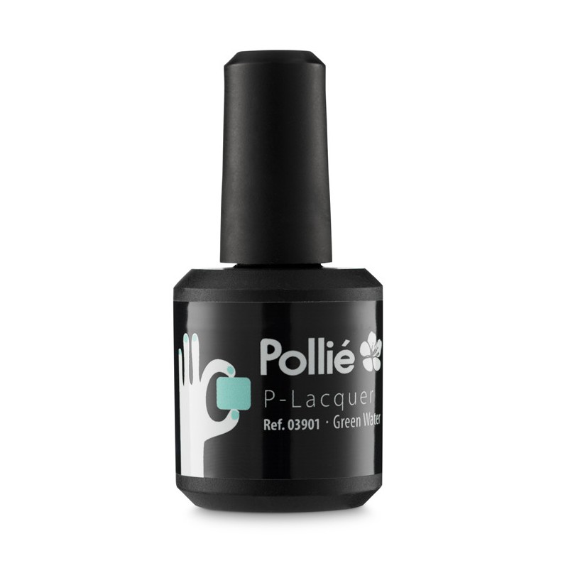 - POLLIE - Esmalte semi-permanente P-Laquer Green Water 15 ml - POLLIE - Esmalte semi-permanente P-Laquer Green Water 15 ml