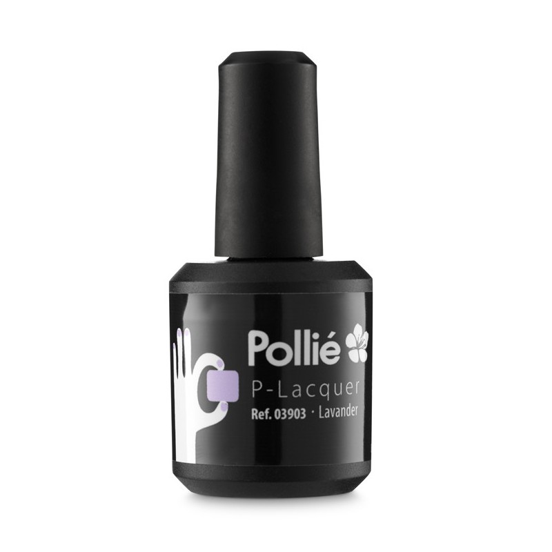 - POLLIE - Esmalte semi-permanente P-Laquer Lavanda 15 ml - POLLIE - Esmalte semi-permanente P-Laquer Lavanda 15 ml