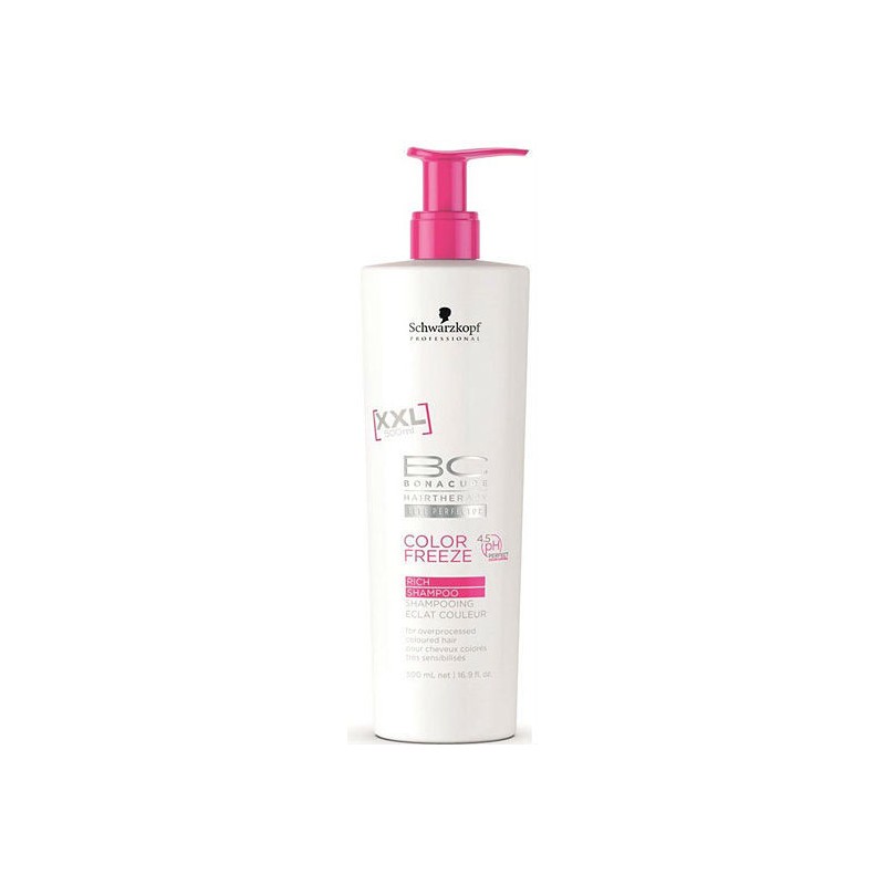 - SCHWARZKOPF - Champú Color Freeze Rich Cabellos Coloreados 500 ml - SCHWARZKOPF - Champú Color Freeze Rich Cabellos Coloreados 500 ml