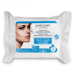 - POSTQUAM - Toallitas Desmaquilladoras para pieles sensibles 24 unidades