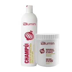 - TAHE - Pack Blumin extracto Cebolla Roja (champú 1000 ml + mascarilla 700 ml)