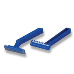 - MDM - Cuchillas rasuradoras 1 hoja 100 unidades