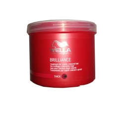 - WELLA - Mascarilla Brilliance cabellos coloreados gruesos 500 ml