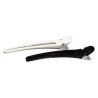 - BIFULL - Pinzas separadoras pato metal Blanco-Negro 12 unidades