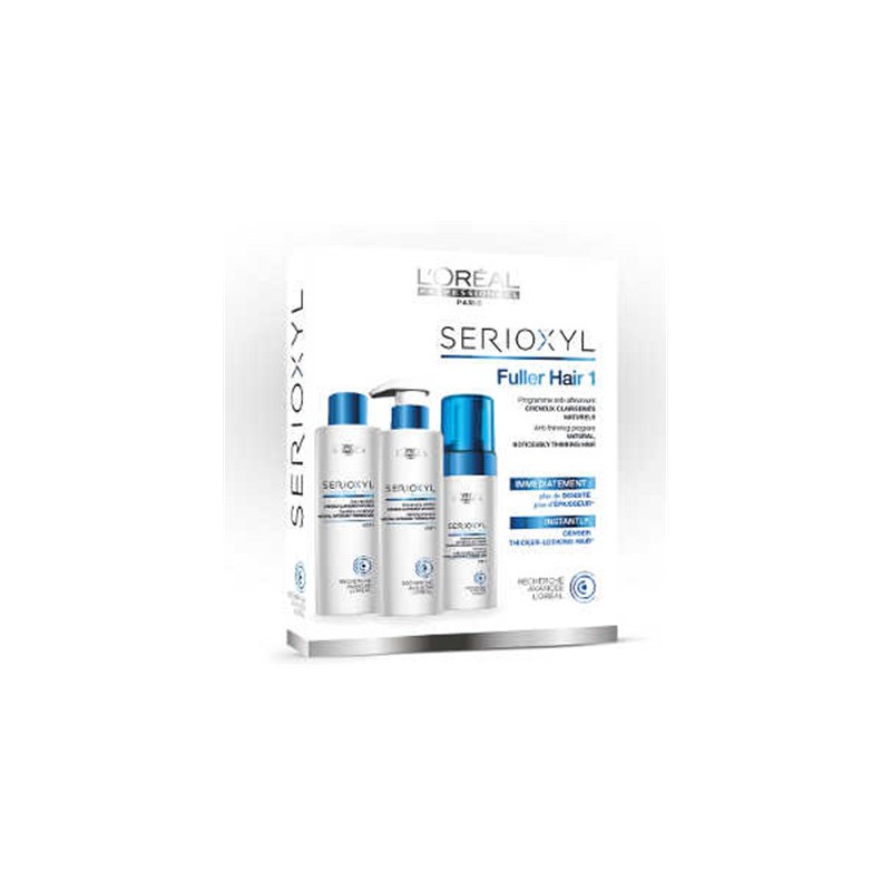 - L´OREAL - Serioxyl Tratamiento anticaída Cabellos Naturales (champú 250 ml + acondicionador 250 ml + tratamiento 125 ml) - L´OREAL - Serioxyl Tratamiento anticaída Cabellos Naturales (champú 250 ml + acondicionador 250 ml + tratamiento 125 ml)