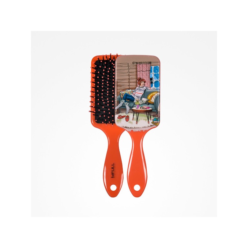 - BIFULL - Cepillo Raqueta Top Beauty Orange - BIFULL - Cepillo Raqueta Top Beauty Orange