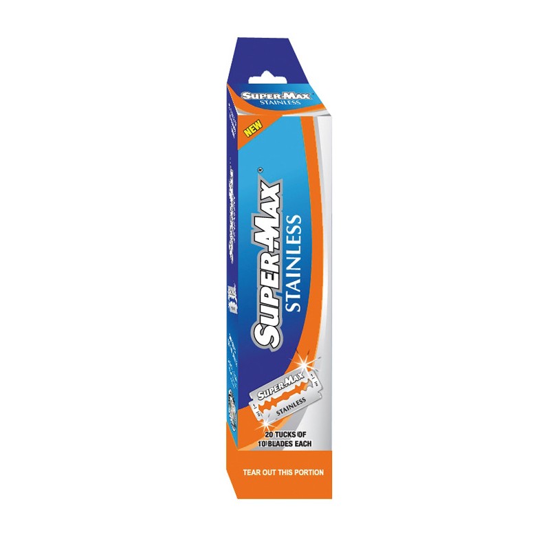 - SUPERMAX - Dispensador Cuchillas Desechables doble hoja 200 unidades - SUPERMAX - Dispensador Cuchillas Desechables doble hoja 200 unidades