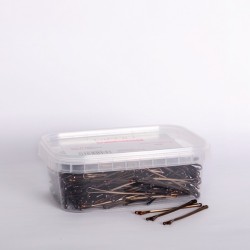- BIFULL - Horquillas Clip planas BRONCE 51 mm 250 gramos