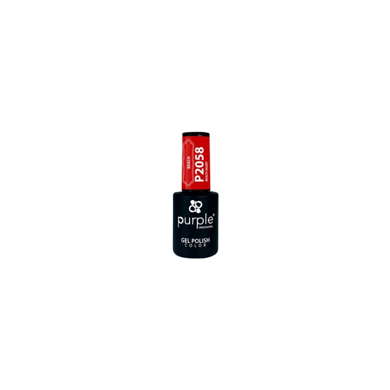 - PURPLE - Esmalte Permanente en Gel Beach Heart P2058 10 ml - PURPLE - Esmalte Permanente en Gel Beach Heart P2058 10 ml