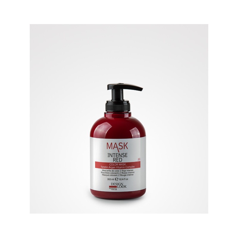 - DESIGN LOOK - Mascarilla de Color ROJO INTENSO 300 ml - DESIGN LOOK - Mascarilla de Color ROJO INTENSO 300 ml