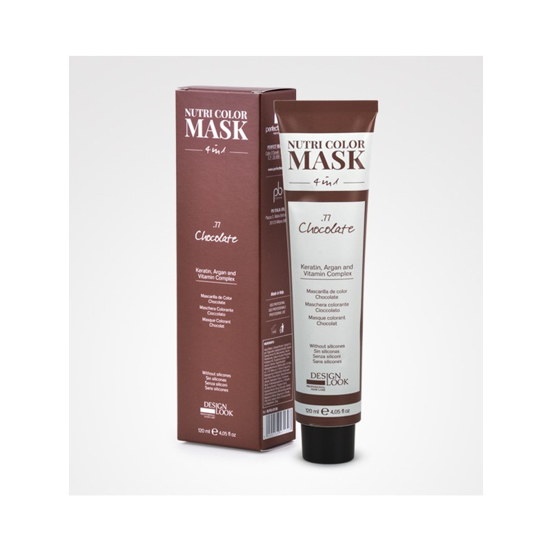- DESIGN LOOK - Mascarilla de Color 4 en 1 CHOCOLATE .77 120 ml - DESIGN LOOK - Mascarilla de Color 4 en 1 CHOCOLATE .77 120 ml