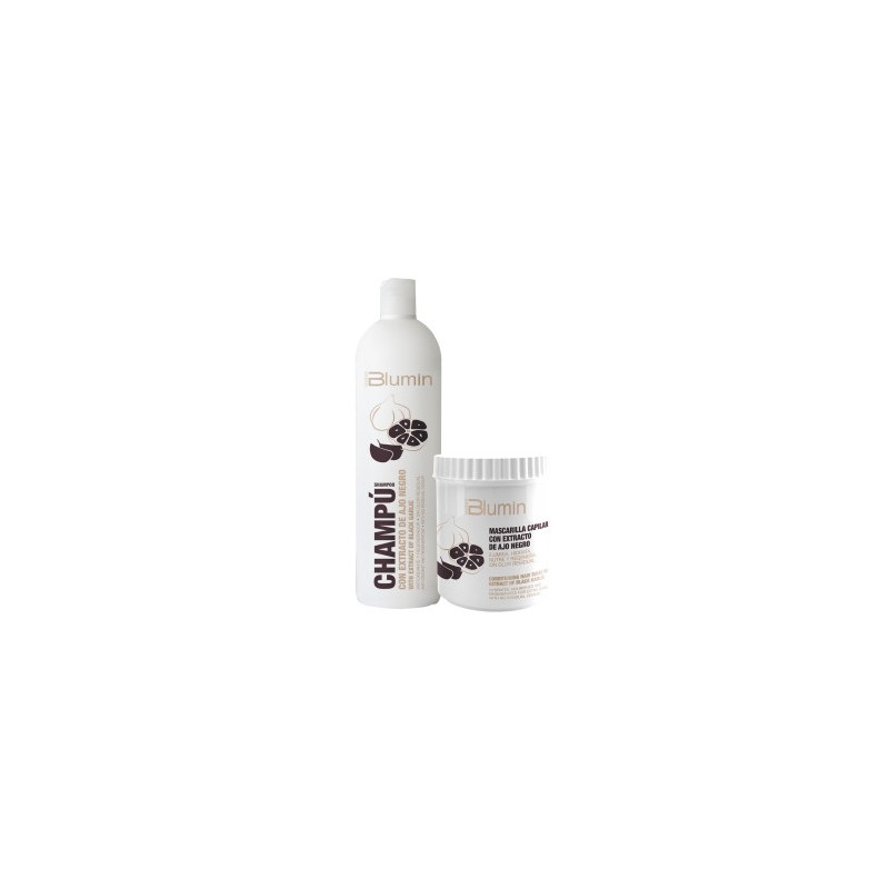 - TAHE - Pack Blumin Extracto de Ajo Negro (champú 1000 ml + mascarilla 700 ml) - TAHE - Pack Blumin Extracto de Ajo Negro (champú 1000 ml + mascarilla 700 ml)