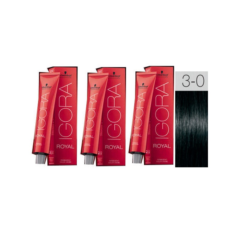 - SCHWARZKOPF - Pack 3 tintes 3/0 Castaño Oscuro 60 ml - SCHWARZKOPF - Pack 3 tintes 3/0 Castaño Oscuro 60 ml